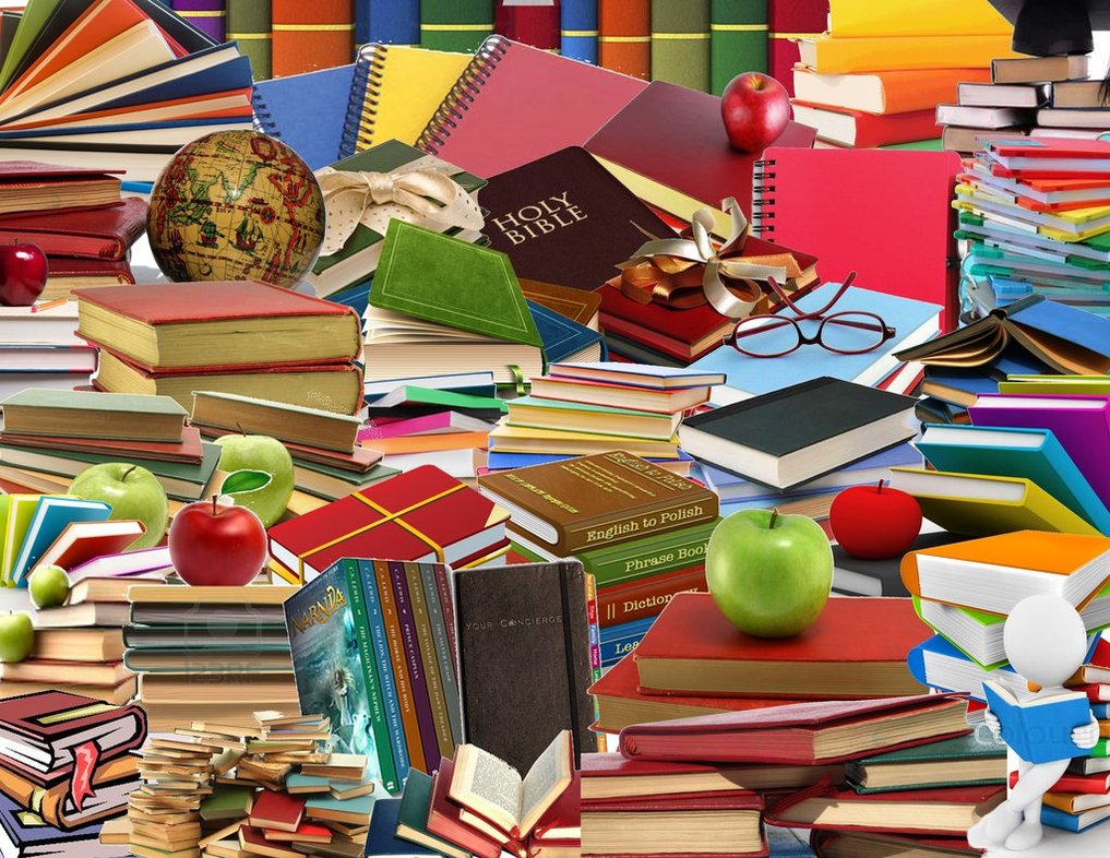 Коллаж из книг картинки